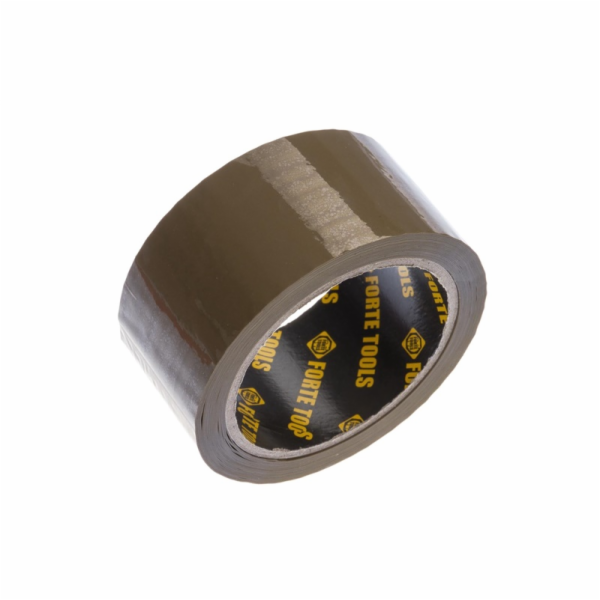 Lepicí páska FORTE TOOLS, 60 m × 48 mm, hnědá