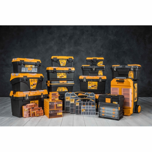 Krabice na drobné předměty Forte Tools, 15 x 3,3 x 23 cm
