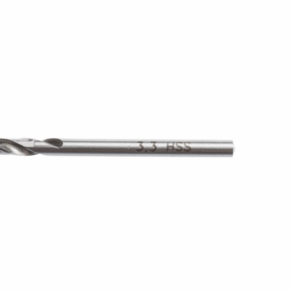 Vrták do kovu Forte Tools, 3,3x65 mm