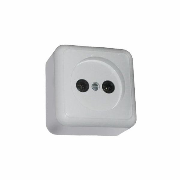 Zásuvka LIREGUS DELTA, bílá