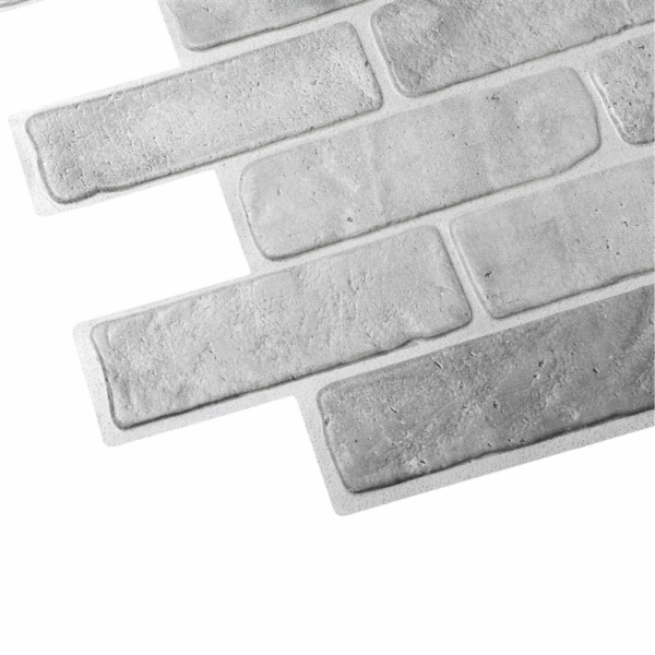 PVC obklad na stěnu 14022, cihla stará šedá, 1025x495 mm