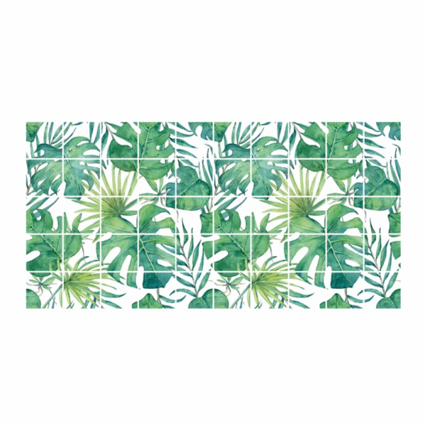 PVC obklad stěny 26182, Monstera, 964x484 mm