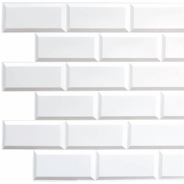 PVC stěnová krytina 24059, Bílá jednotka, 966x484 mm