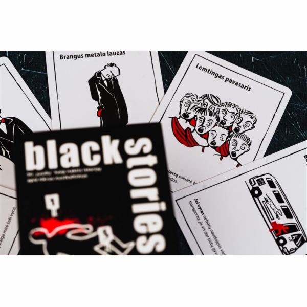 Desková hra BLACK STORIES: REAL CRIME, LT