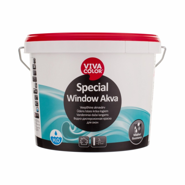 Barva Vivacolor Special Window Akva A, bílá, 2,7l