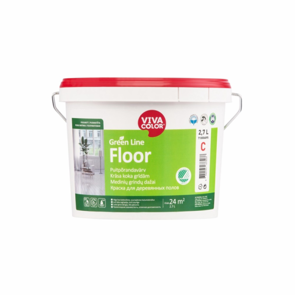 Barva Vivacolor, Green Line Floor, C base, 2,7l