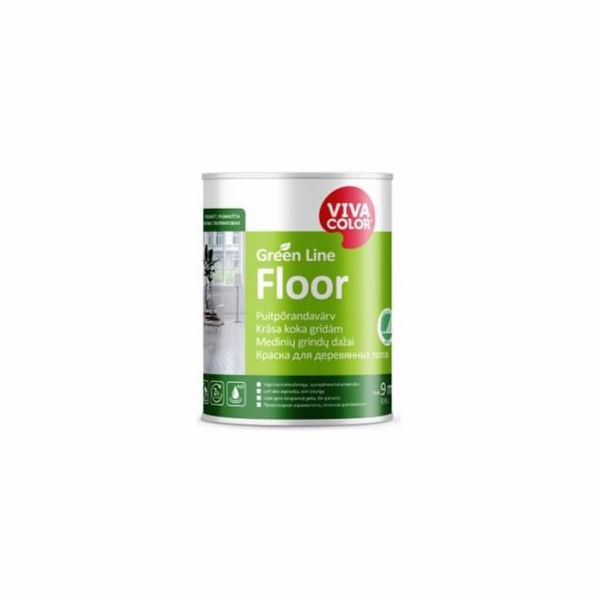 Barva Vivacolor Green Line Floor A, bílá, 0,9l