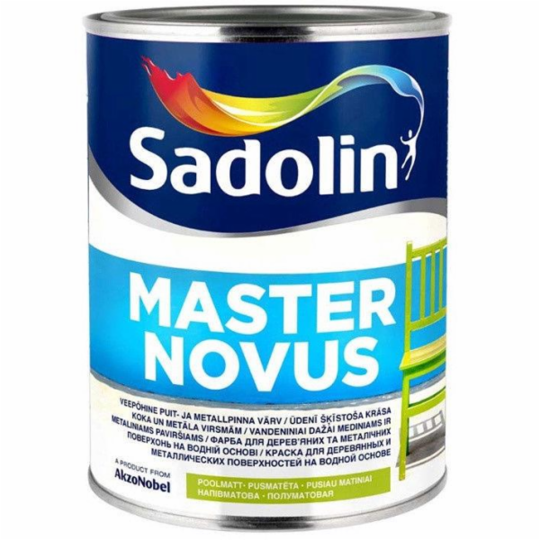 VODNÍ ALKYDOVÉ BARVY "MASTER NOVUS" (15 BW; 1 l)
