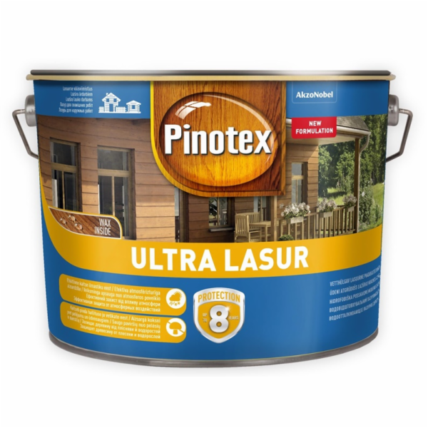 Impregnant Pinotex Ultra Lasur EU, fialová barva, 10 l