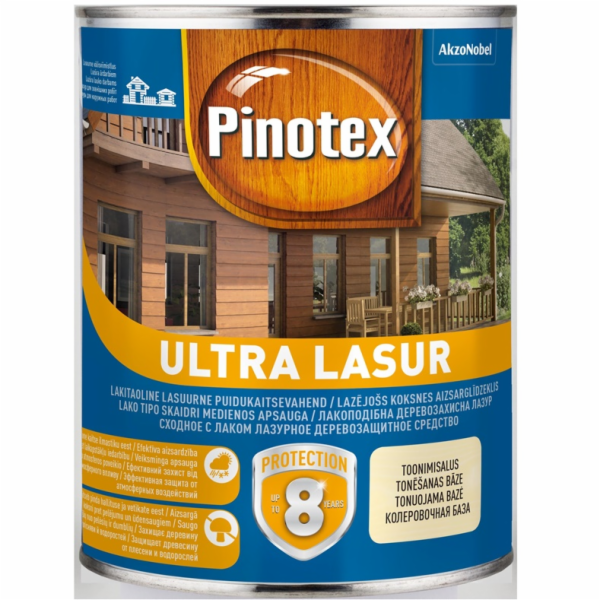 Impregnant Pinotex Ultra Lasur EU, barva jeřabina, 1l