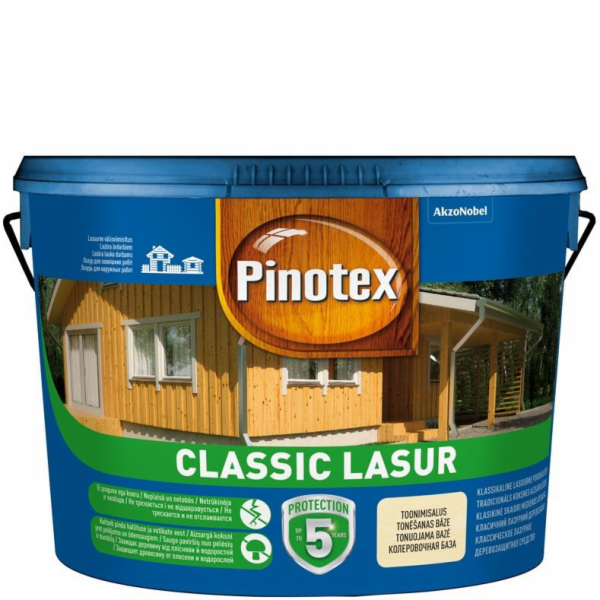 Impregnant Pinotex Classic Lasur AE, kašovitá barva, 10l