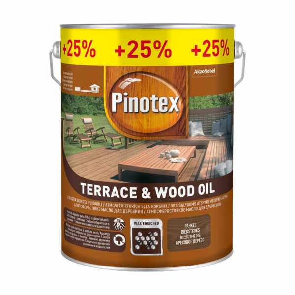 Pinotex Terrace and Wood Oil, barva ořech, 5l