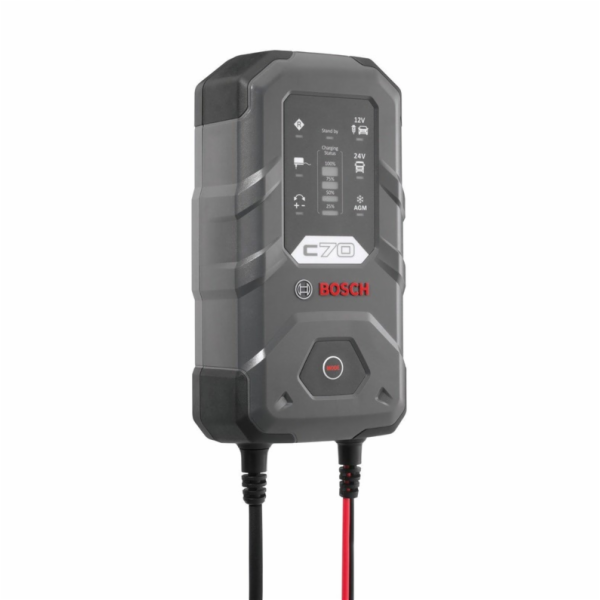 Nabíječka baterií BOSCH C70, 12-24 V, 10 A