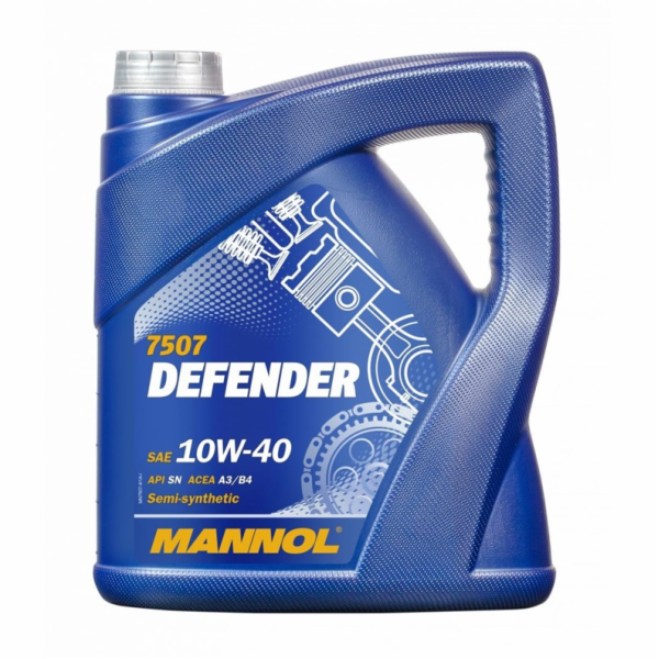 Automobilový motorový olej Mannol Defender, 10W-40, 5l