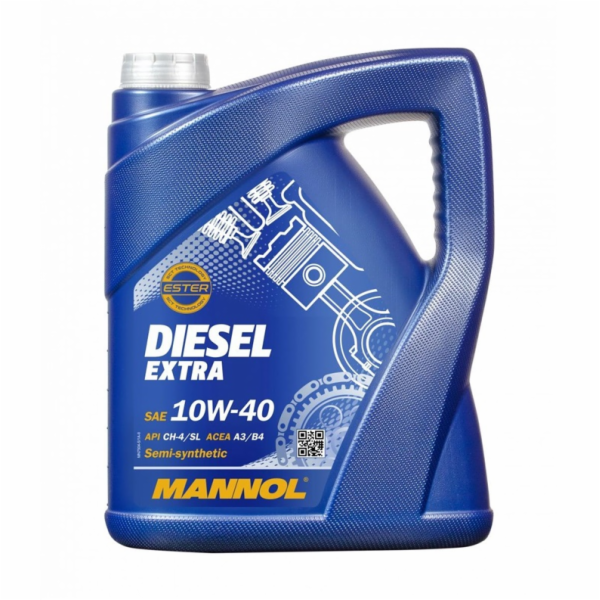 MANNOL DIESEL EXTRA MOTOROVÝ OLEJ (10W40; 5 l)