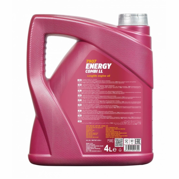 MOTOROVÉ OLEJE MANNOL ENERGY COMBI LL 5W-30 5L
