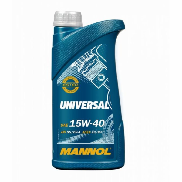 Automobilový motorový olej Mannol Universal, 15W-40, 1l