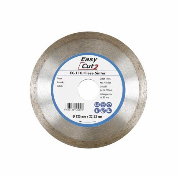 Diamantový řezný kotouč Cedima EC-110.1 125x22.23x1.5mm