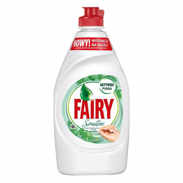 Mycí prostředek na nádobí VÍLA SENSITIVE TEA TREE, 450 ml