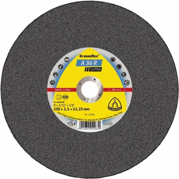 Řezný kotouč klingspor rovný 180 x 2,5 x 22,23 mm