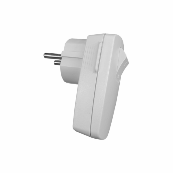 Zástrčka s vypínačem N&L, 3P, 16A, 250V, bílá