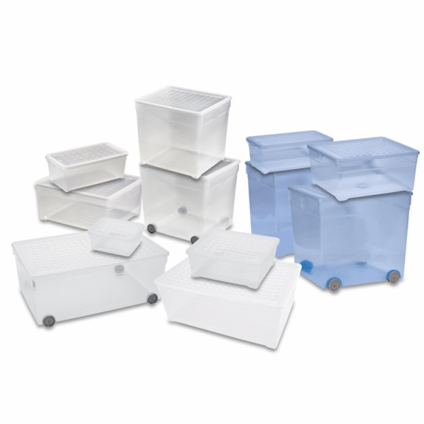 Úložná nádoba CURVER, 10 l, průhledná, 34,2×29,7×12,5 cm