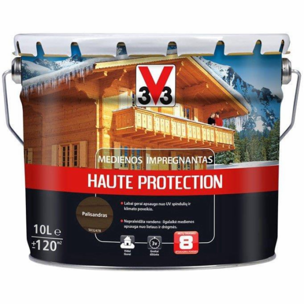 Impregnant V33 Haute Protection, barva palisandr, 10l