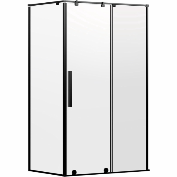SPRCHOVÁ KABINA SQUADR BLACK MAT MASTER 100X80X195