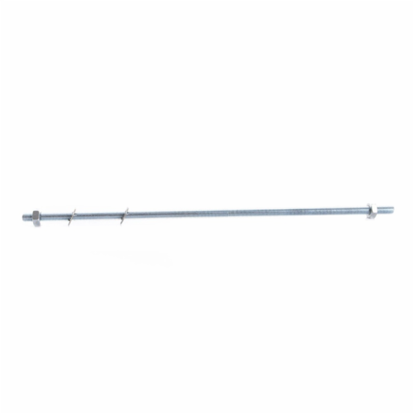 Tyč se 2 maticemi a 2 podložkami, M10 x 400 mm