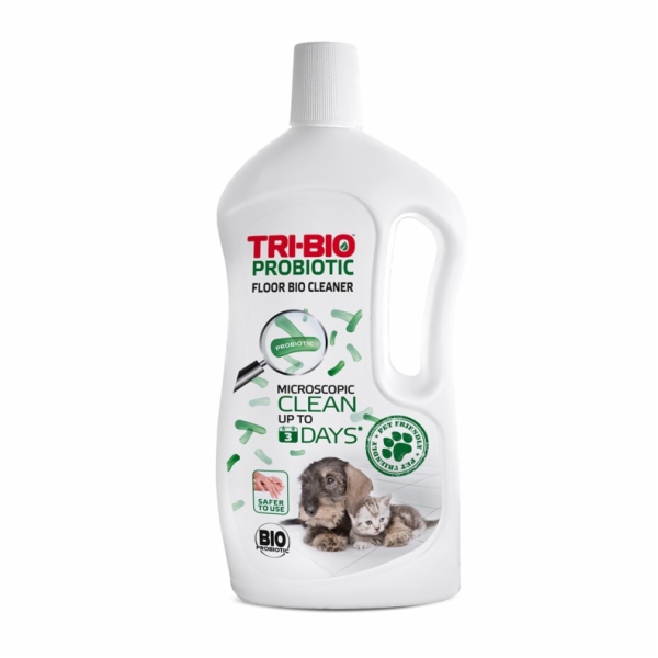 Čistič podlah TRI-BIO, vhodný pro domácí mazlíčky, 890 ml