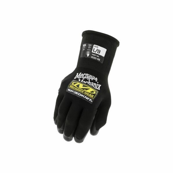 Bezprstové rukavice Mechanix Wear S1DC-05-008, černé, M