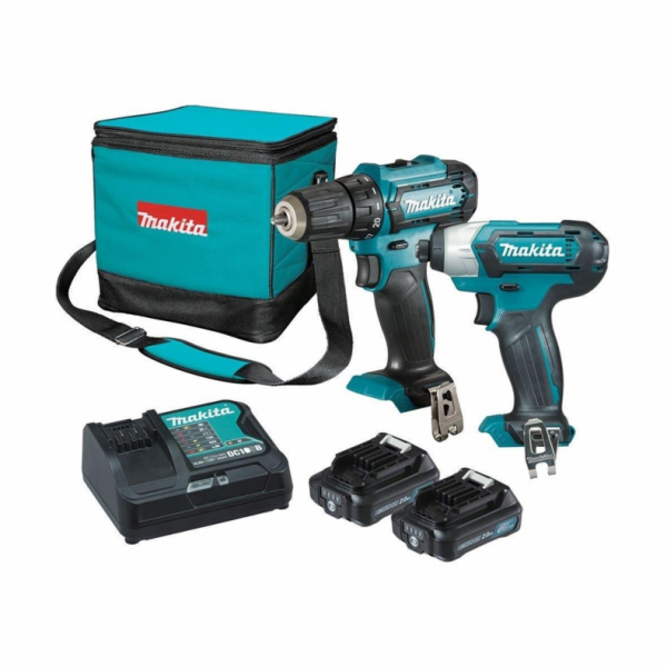 CLX224A 12V 2x2,0Ah Sada akumulátorového nářadí