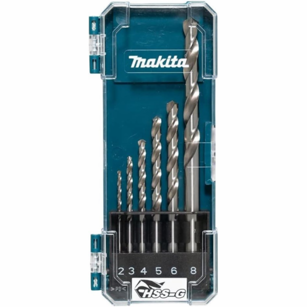 Sada vrtáků do kovu Makita D-75742 HSS-G, 6 ks