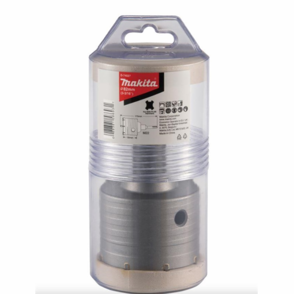 BETONOVÁ KORUNKA S VRTÁKEM D-74027. 82 mm