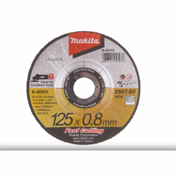 Řezací kotouč Makita, 125 x 0,8 mm