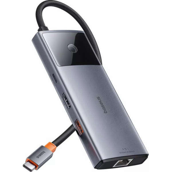 Baseus hub Series 2 USB 6v1 (USB-C/HDMI4K60Hz/USB-C(10Gbp...