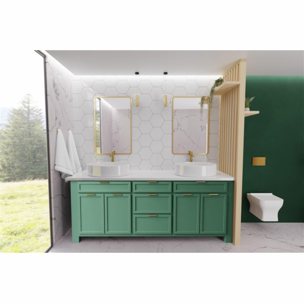 Umyvadlová baterie Invena Glamour BU-02-W09-V, zlatá