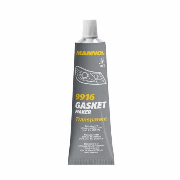 Auto silikonový tmel Mannol, transparentní, 85 ml