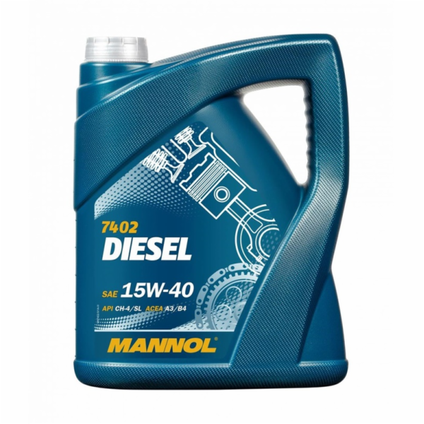 Automobilový motorový olej Mannol Diesel, 15W-40, 5l