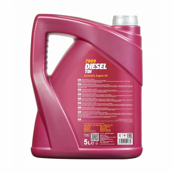 Automobilový motorový olej Mannol Diesel TDI, 5W-30, 5l