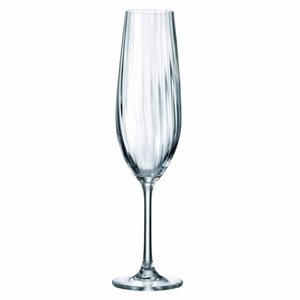 Sklenice na šampaňské BOHEMIA ROYAL CRYSTAL SARAH, 260 ml...