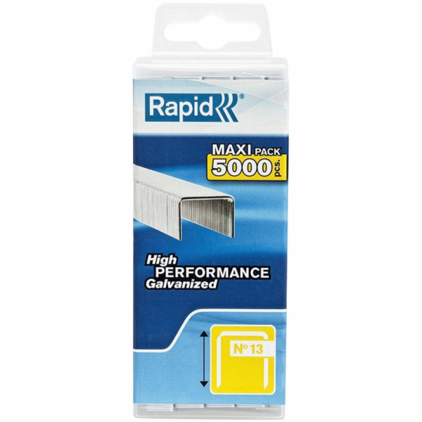 Sponky Rapid, typ 13; 10,6 x 6 mm; 5000 ks