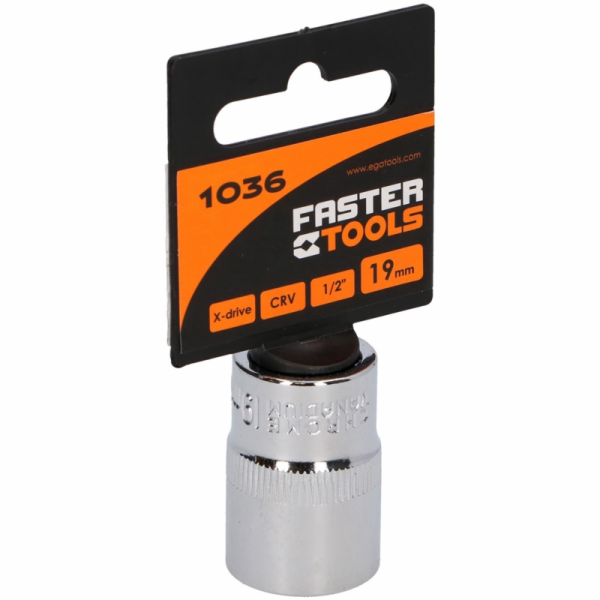 Hlava šroubu Faster Tools 1/2" 19 mm 1036