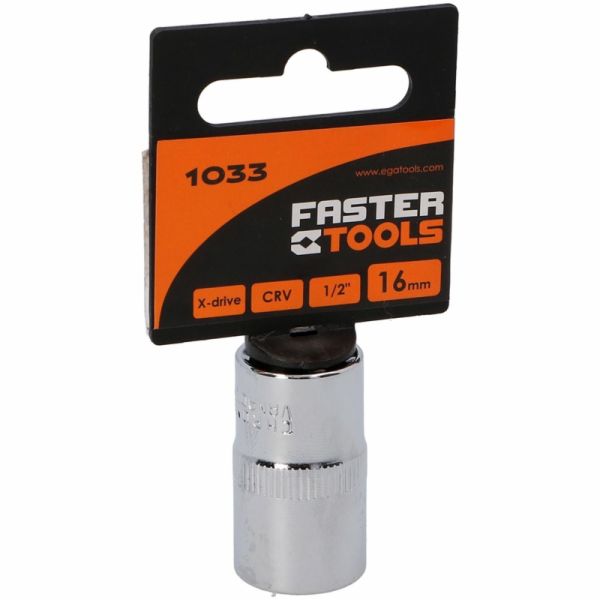 Hlava šroubu Faster Tools 1/2" 16 mm 1033