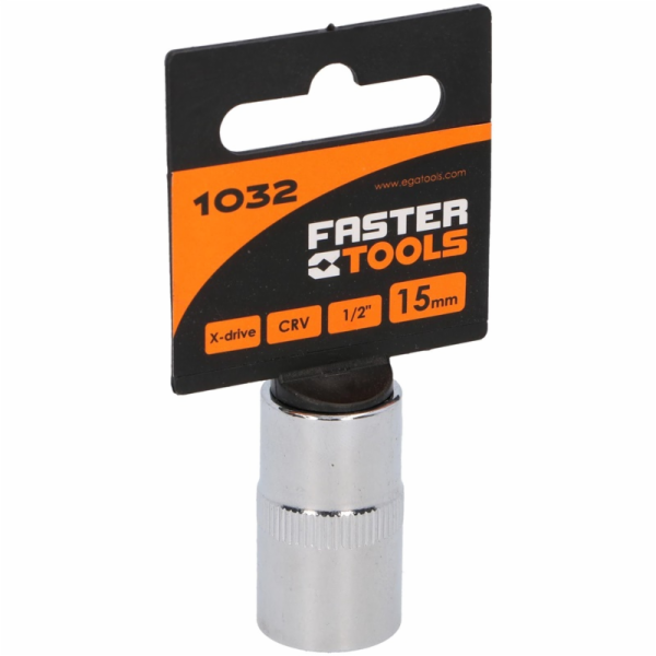 Hlava šroubu Faster Tools 1/2" 15 mm 1032