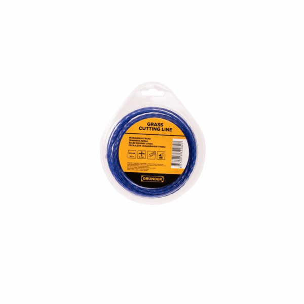 Řezací lano Grunder 3,0mm 15m čtvercové tiché ECO