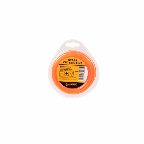 Řezací lano Grunder 2,0mm 15m čtverec ECO