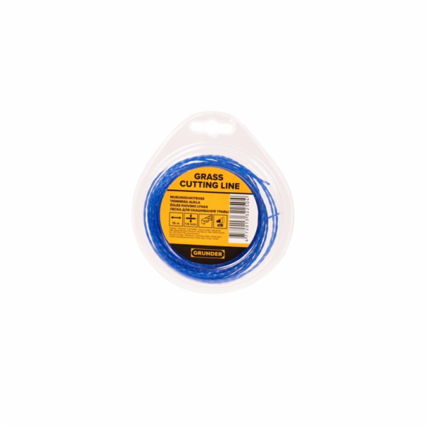 Řezací lano Grunder 1,6mm 15m čtvercové tiché ECO
