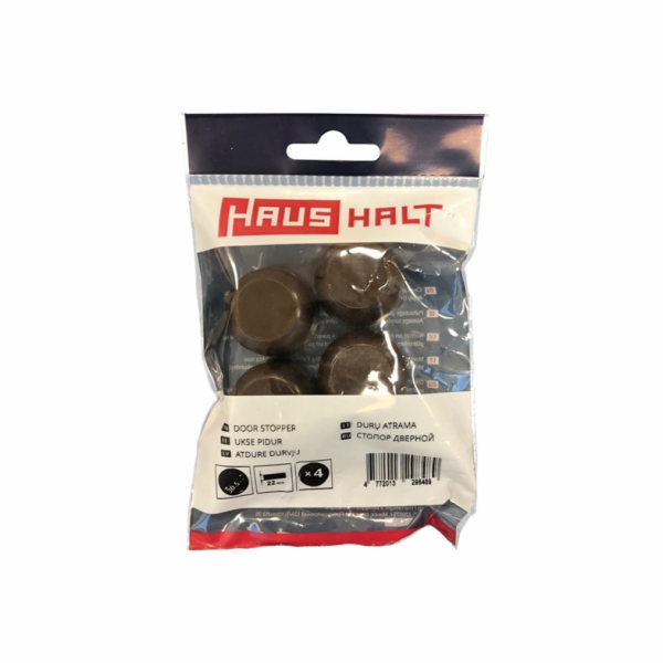 Podpěra dveří 4 ks d D30 mm hnědá. Haushalt