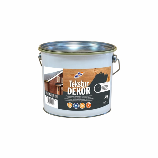TEKSTURDEKOR TMAVĚ ŠEDÝ 2,7L